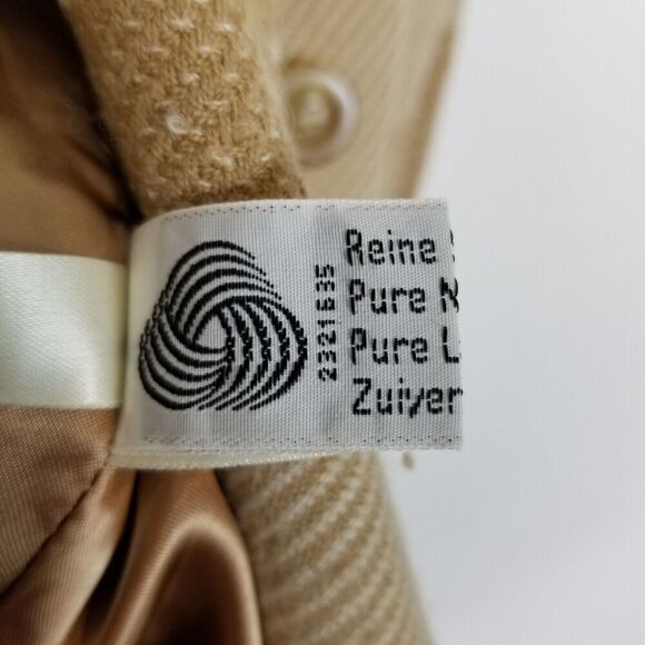 Escada by Margaretha Ley Wool Plaid Coat  Sz 38 US 6 Double Breasted Designer - Picture 7 of 7